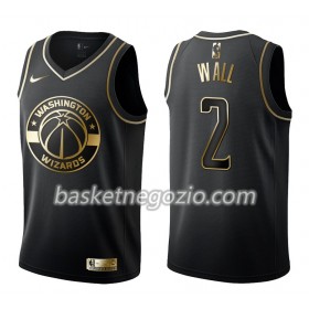 Canotte Uomo Washington Wizards John Wall 2 Nike Nero Golden Edition Swingman